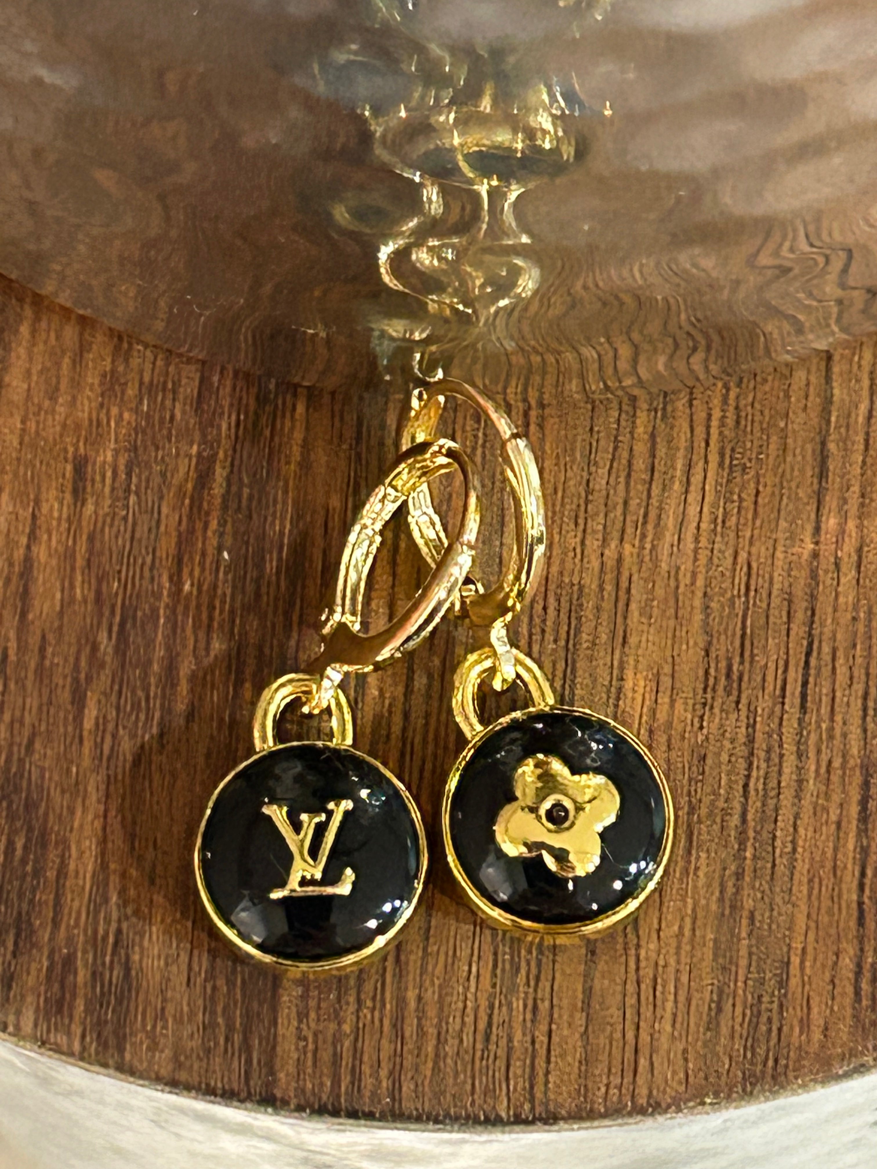 Perfect Black Logo Dangles