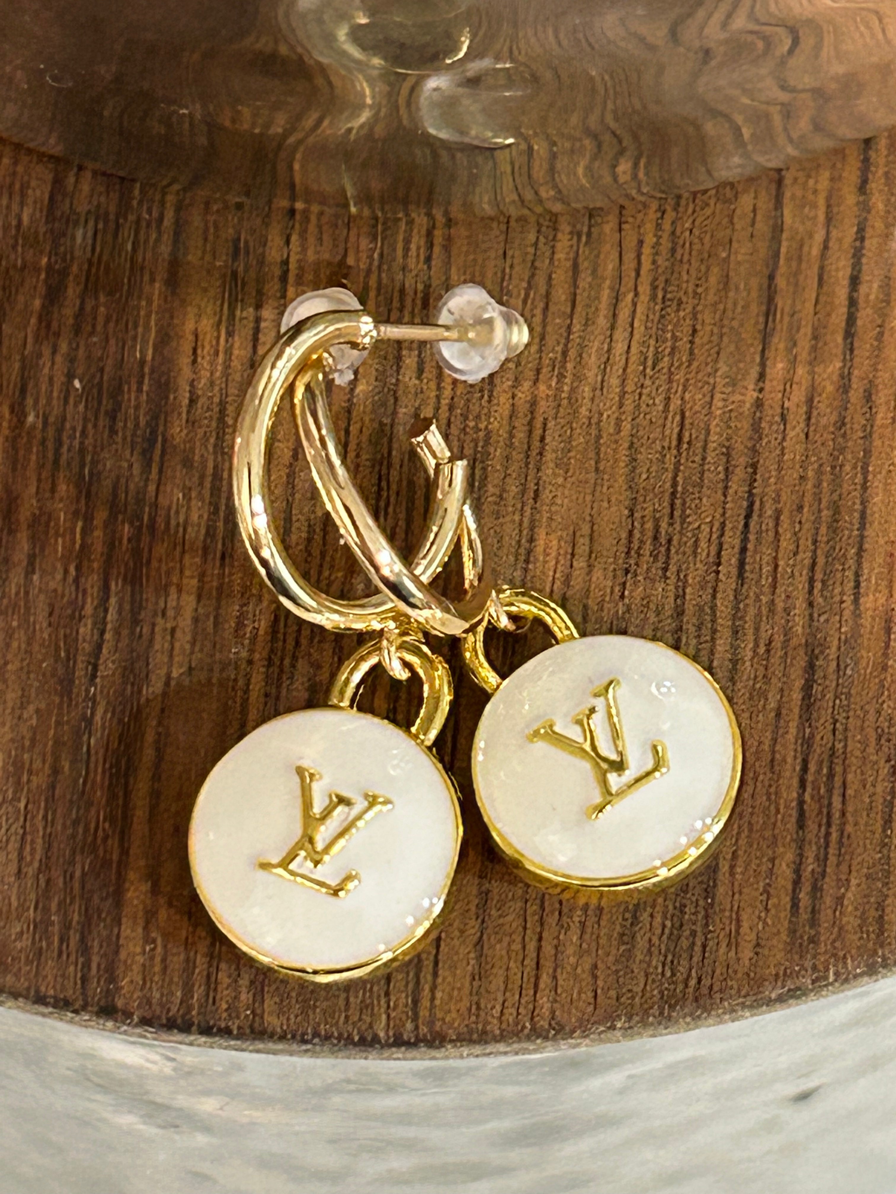 Perfect White Hoop Earrings