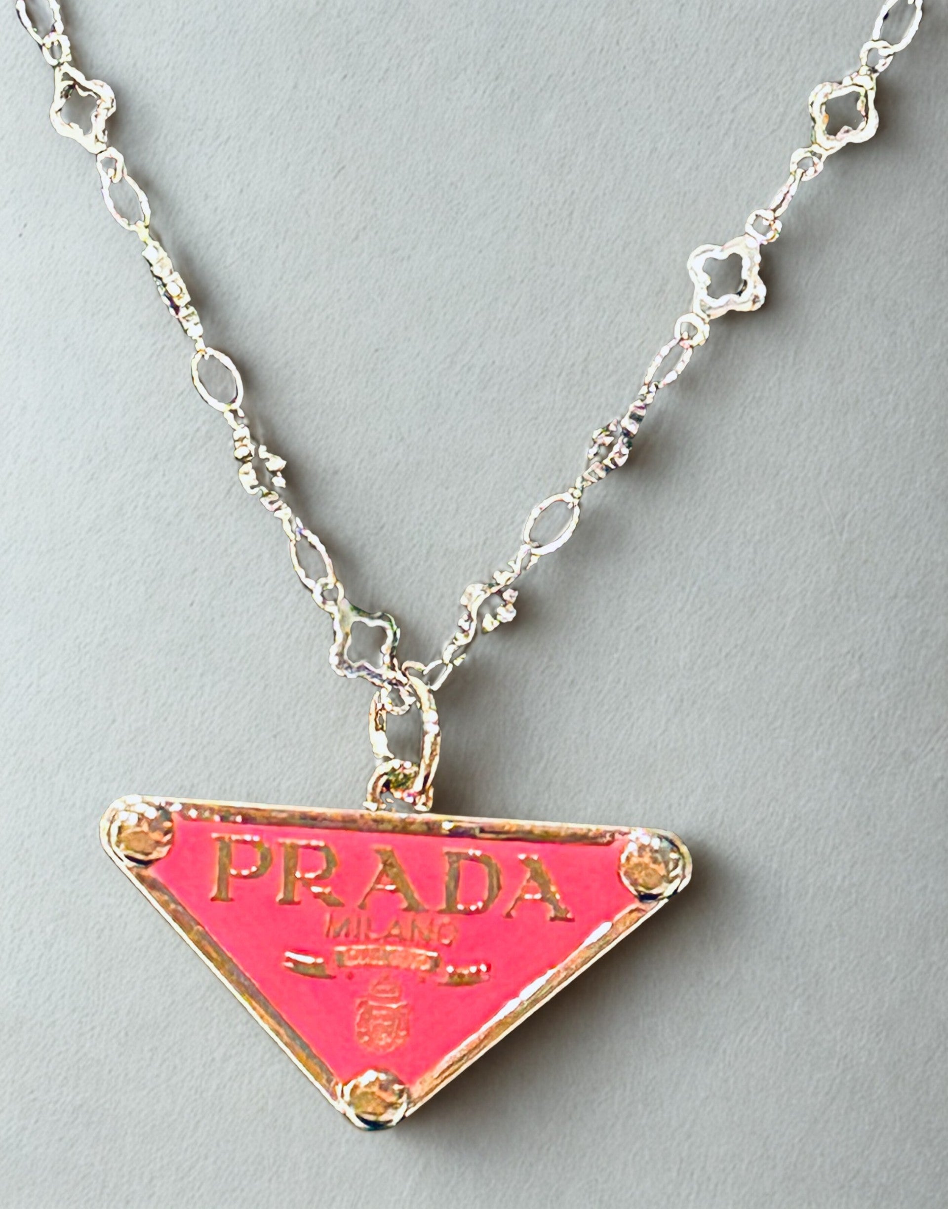 Prada on Clover Necklace