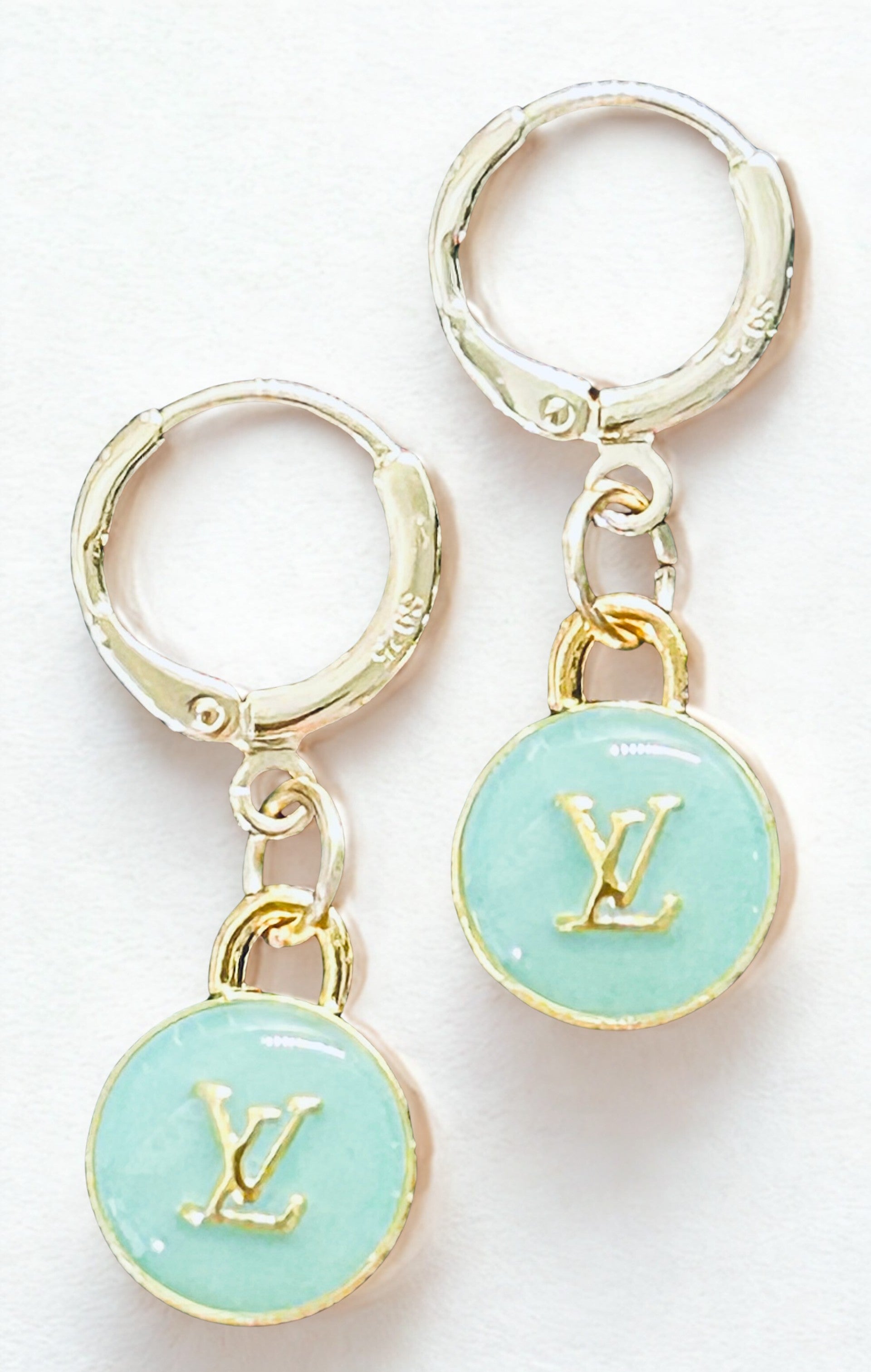 Louis Vuitton Earrings - Teal ( Light Blue)